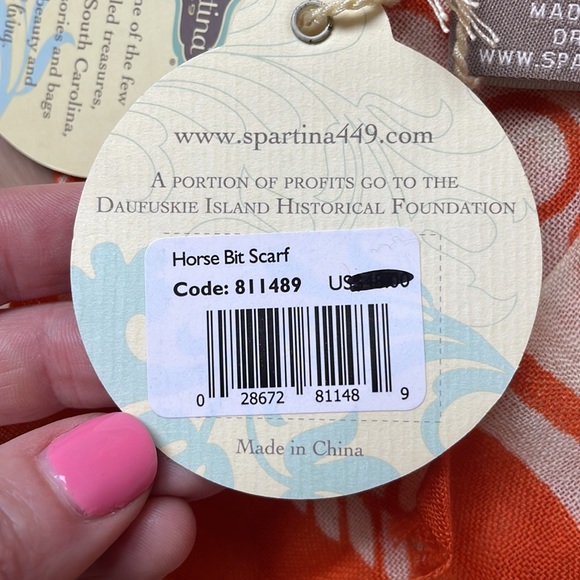 BNWT Spartina 449 - 100% wool scarf - Picture 7 of 11